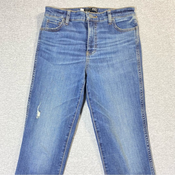 KUT From The Kloth Jeans Womens 2 Connie Fab AB Hi Rise Ankle Skinny Raw Hem - Picture 2 of 14